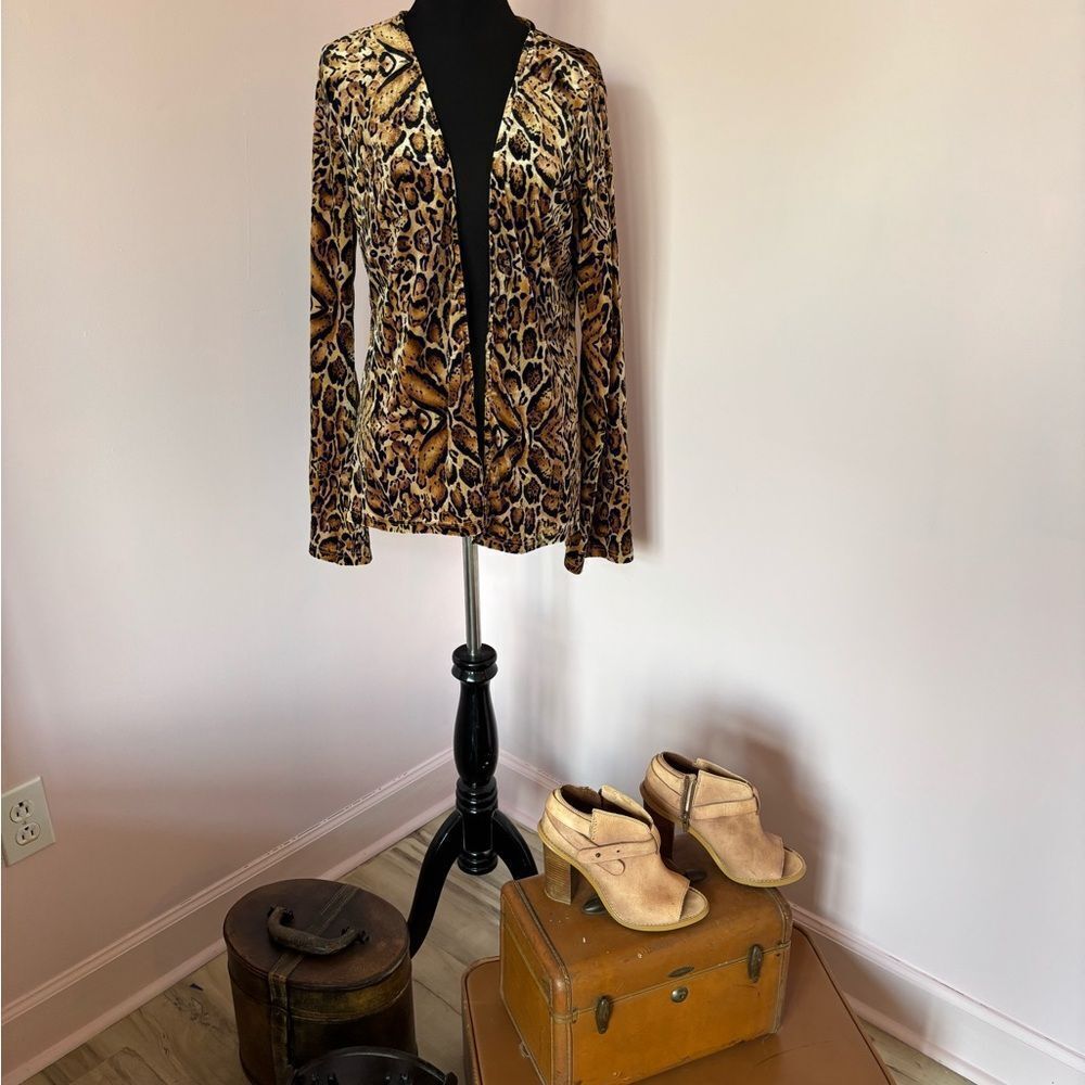 PrettyLittleThing Leopard Print Jacket - Picture 3 of 6